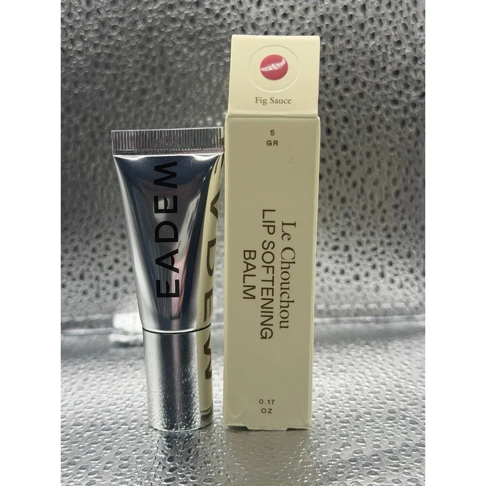 NEW MINI Eadem Le Chouchou Exfoliating + Softening Peptide Lip Balm in Fig Sauce